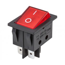 INTERRUPTOR ROJO 6 CONTA Foto: 14AG017