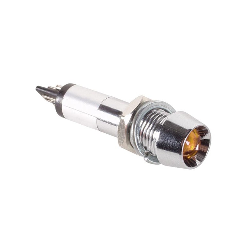 PILOTO NEON (LED) CROMADO Foto: PILOTO 220VCAL