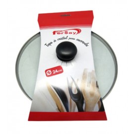 TAPADERA CRISTAL 24 CM Foto: 44UN0624