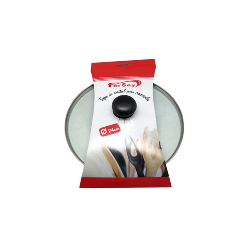 TAPADERA CRISTAL 24 CM Foto: 44UN0624