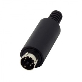 CONECTOR MINI DIN 6 PIN Foto: AV101-6