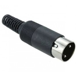 CONECTOR DIN MACHO 2 PIN Foto: 105-2
