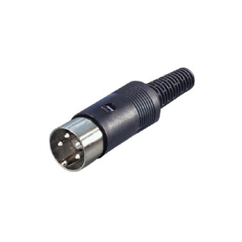 CONECTOR DIN MACHO 4 PIN Foto: 105-4