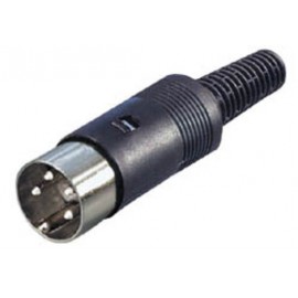 CONECTOR DIN MACHO 4 PIN Foto: 105-4