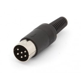 CONECTOR DIN MACHO 6 PIN Foto: 105-6