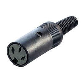 CONECTOR DIN HEMBRA 3 PIN Foto: 106-3