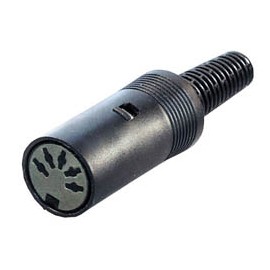 CONECTOR DIN HEMBRA 5 PIN Foto: 106