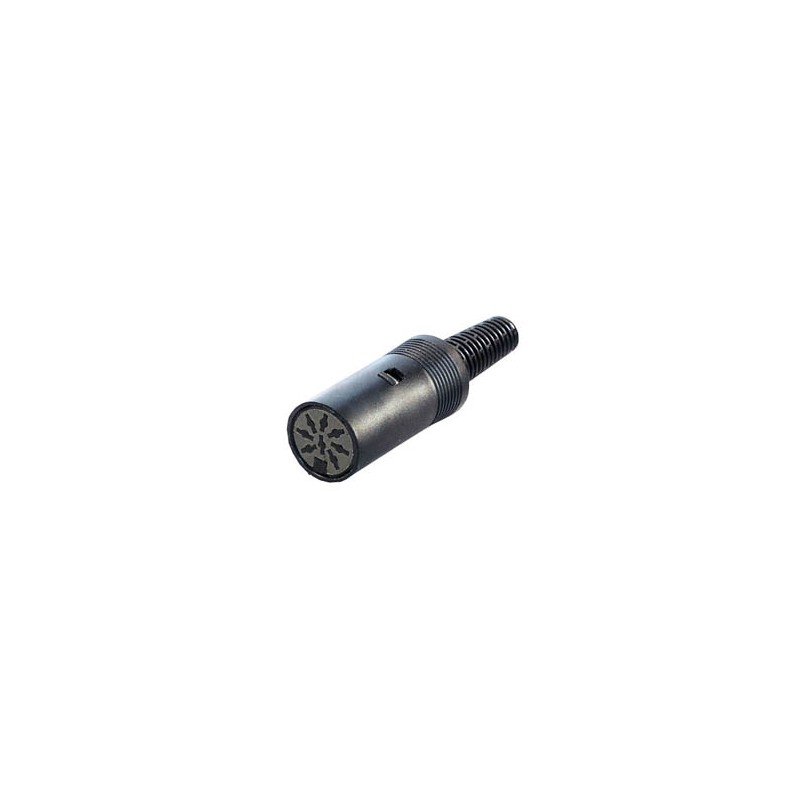 CONECTOR DIN HEMBRA 8 PIN Foto: 106-8