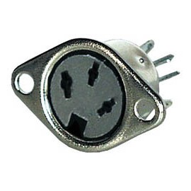 CONECTOR DIN HEMBRA 3 PIN Foto: 107-3