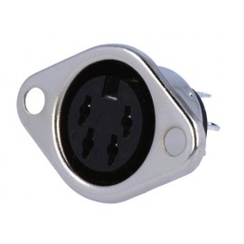 CONECTOR DIN HEMBRA 4 PIN Foto: 107-4