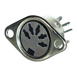 CONECTOR DIN HEMBRA 5 PIN Foto: 107