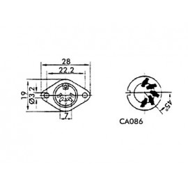 CONECTOR DIN HEMBRA 5 PIN Foto: 107-2