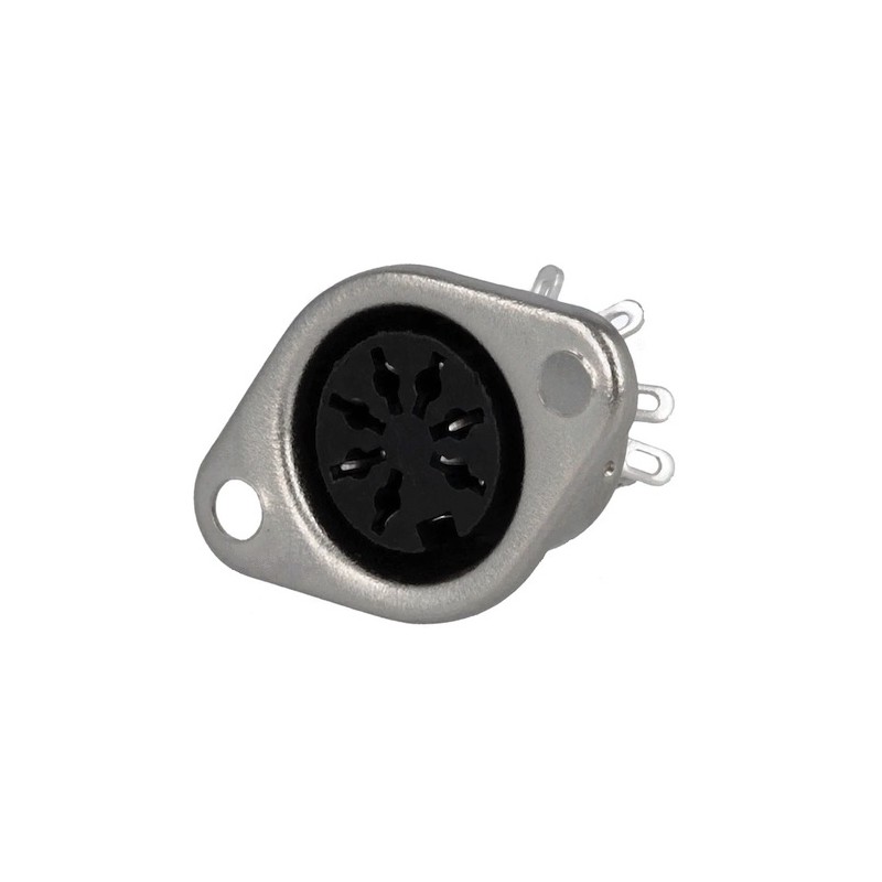 CONECTOR DIN HEMBRA 7 PIN Foto: 107-7