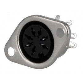 CONECTOR DIN HEMBRA 7 PIN Foto: 107-7