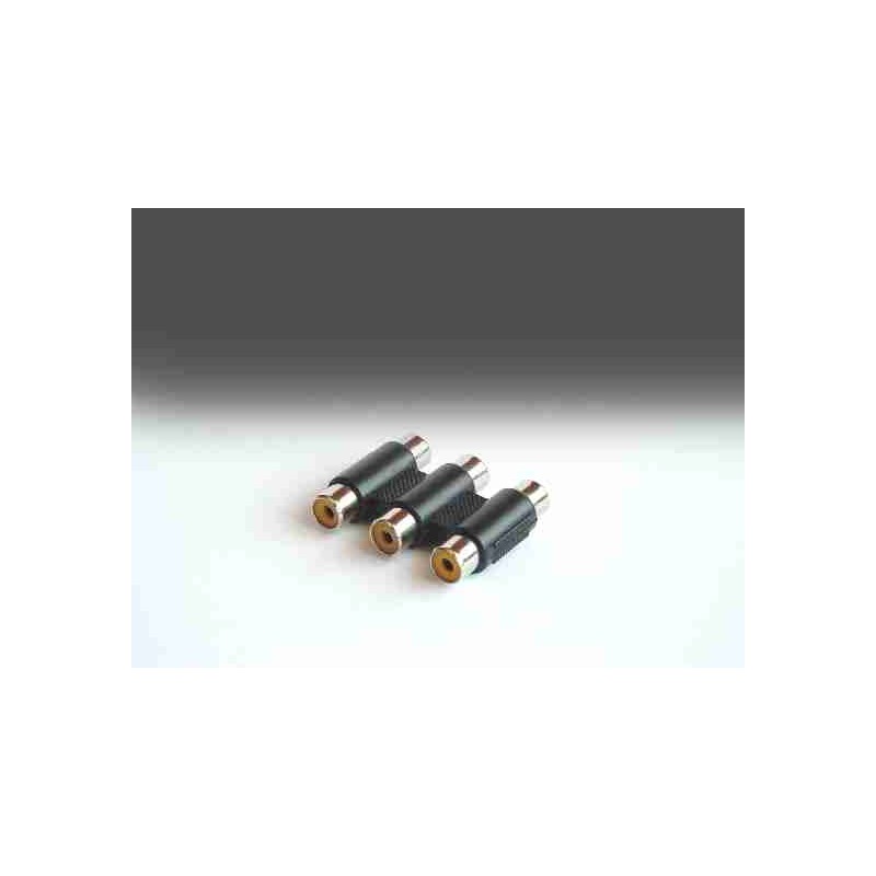 ADAPTADOR 3 RCA HEMBRA - Foto: 314