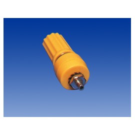 BORNE CHASIS 4MM AMARILLA Foto: BR110A