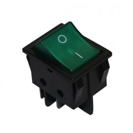 INTERRUPTOR LUMINOSO VERDE Foto: 14AG018