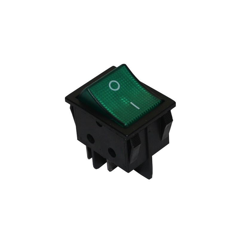 INTERRUPTOR LUMINOSO VERDE Foto: 14AG018