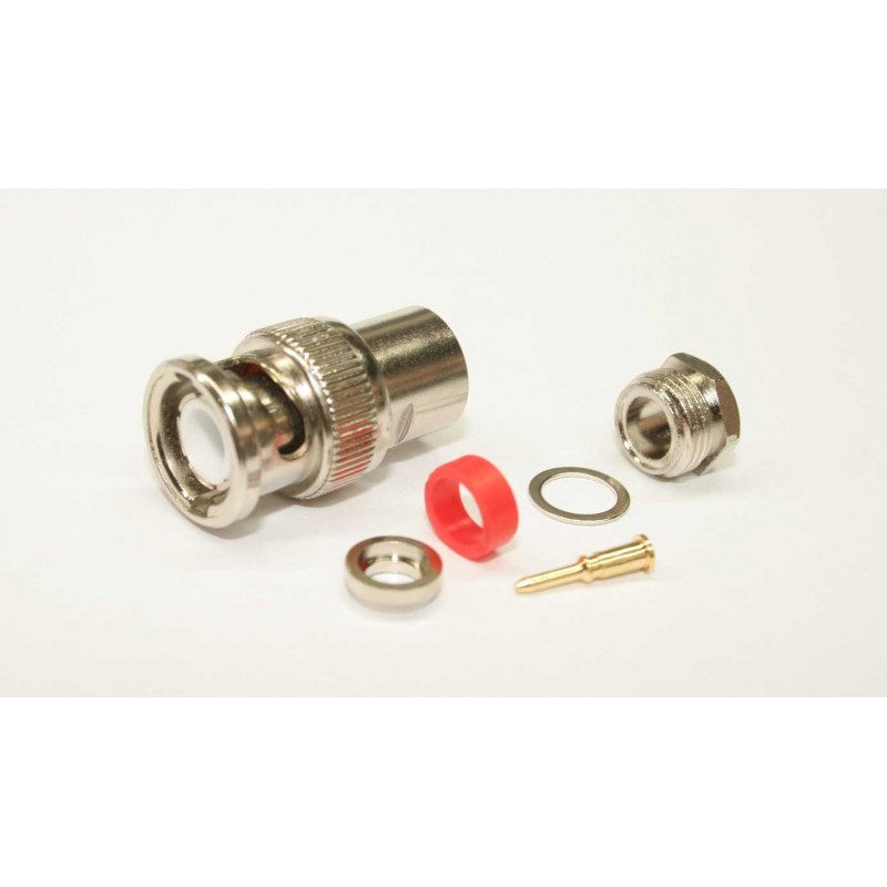 MACHO BNC RG59 CON TUERCA Foto: AV1408