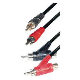 CONEXION 2 RCA - 2 RCA M- Foto: E-A3F