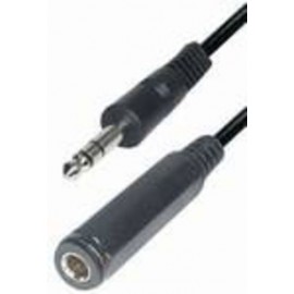 CABLE JACK M-H 6.3MM 5MTS Foto: A77