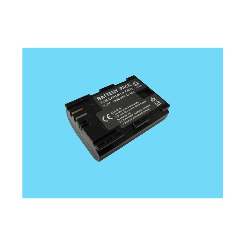 BATERIA PARA CANON LPE6 Foto: E-CL674