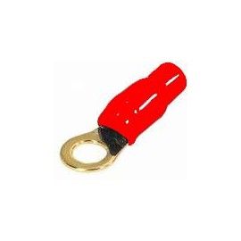 TERMINAL REDONDO 6MM ROJO Foto: E-KZ21-8GR