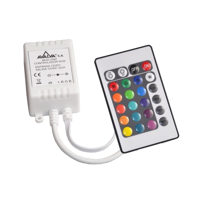 CONTROLADOR TIRAS LED RGB Foto: AV3390