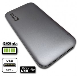 POWERBANK FERSAY GRIS Foto: FER-PWB-10000G