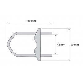 GRILLETE CON MORDAZA Foto: T2047-2