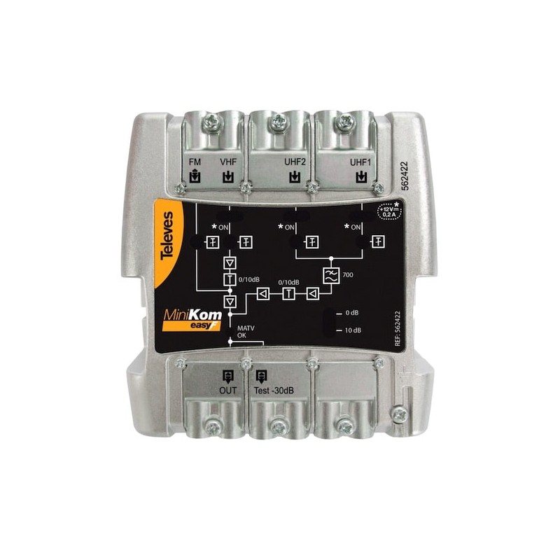 5624 CENTRAL AMPLIFICADORA Foto: TELEVES 5392