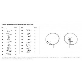 PARABOLA OFFSET Foto: KIT100CM-2