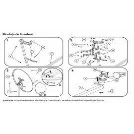 PARABOLA OFFSET Foto: KIT100CM-3