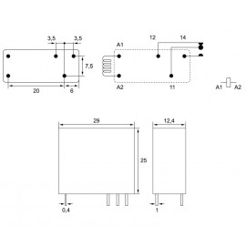 RELE CORRIENTE ALTERNA Foto: RL157-2