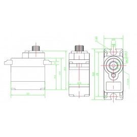 4.8-6V SERVOMOTOR Foto: SER0011-3