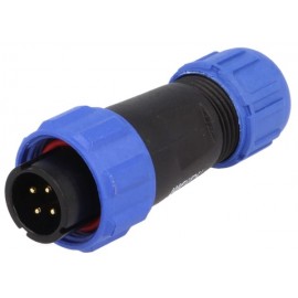 4 PIN CONECTOR MACHO Foto: SP1310-4