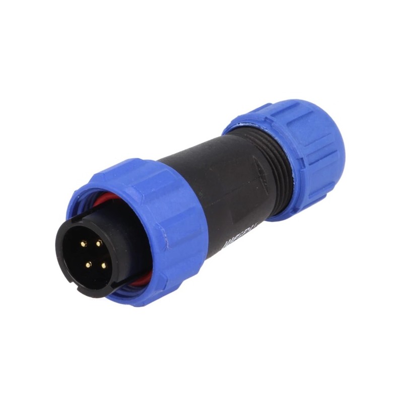 4 PIN CONECTOR MACHO Foto: SP1310-4