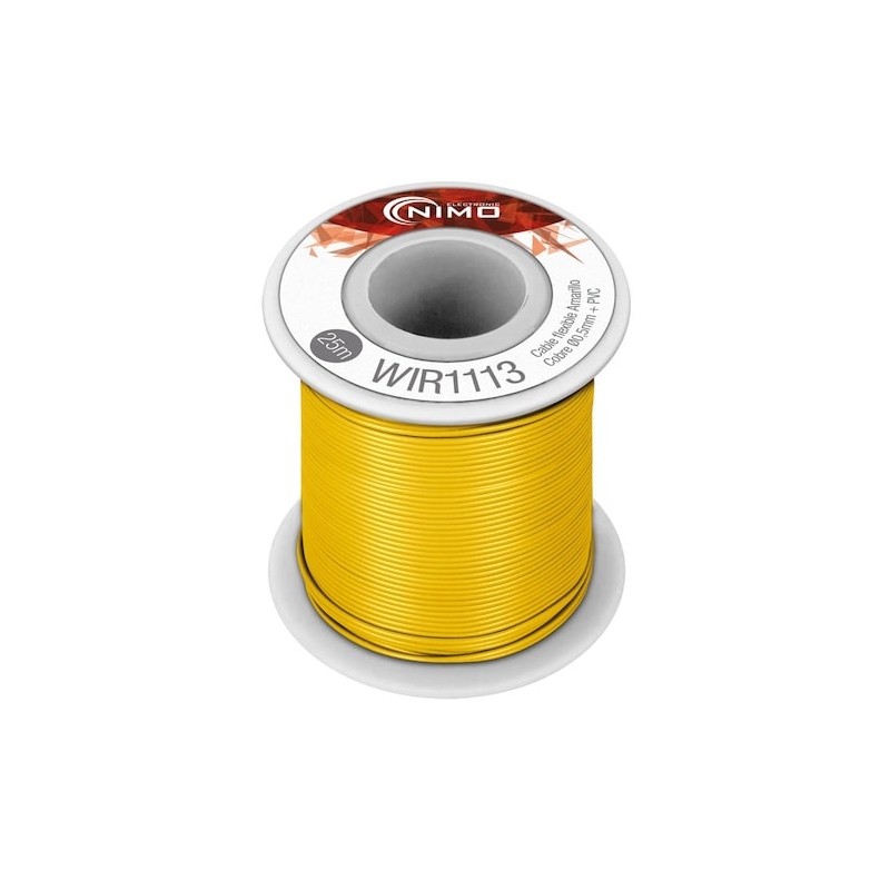 CABLE FLEXIBLE COBRE AMARILLO Foto: WIR1113