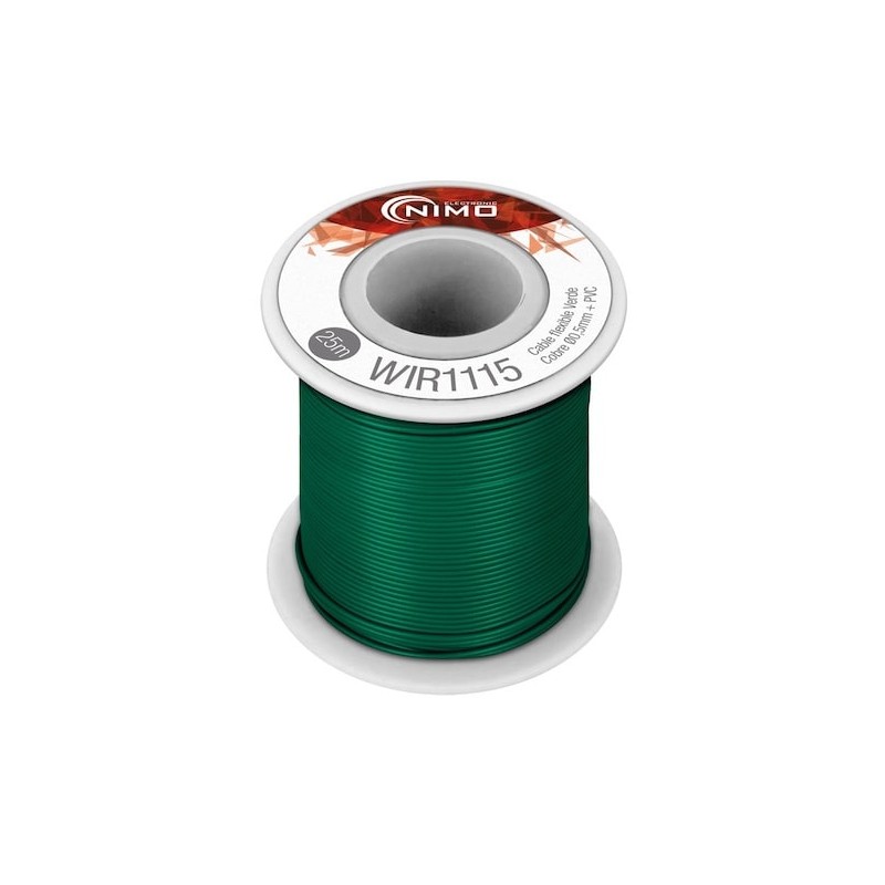 CABLE FLEXIBLE COBRE VERDE Foto: WIR1115