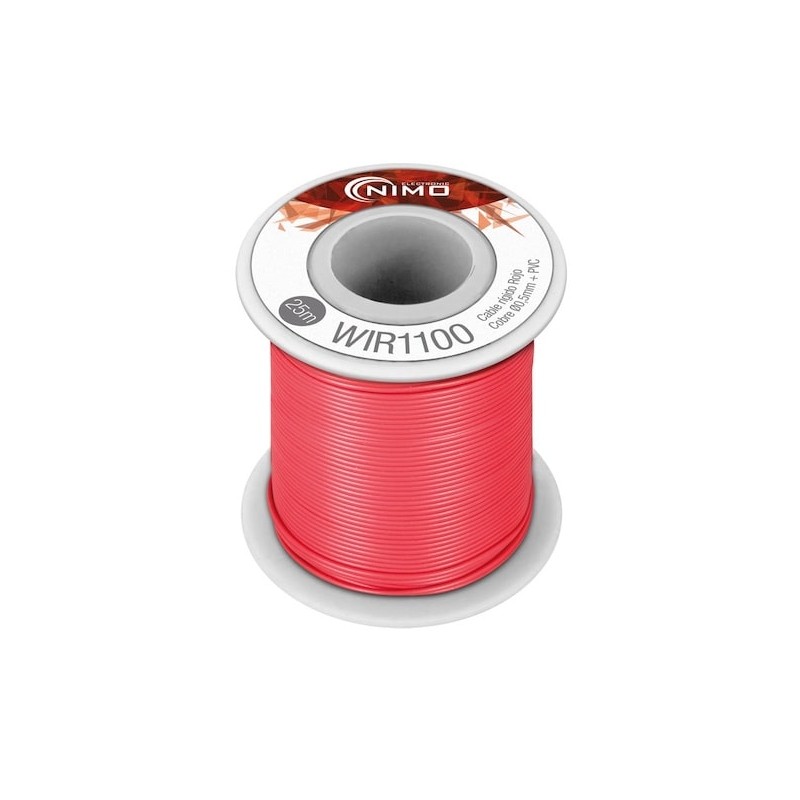 CABLE RIGIDO COBRE ROJO Foto: WIR1100