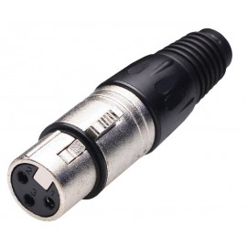 CONECTOR XLR HEMBRA 3 PIN Foto: 1518