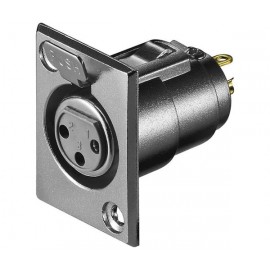 3 PIN CONECTOR CANON HEMBRA Foto: 1525-2