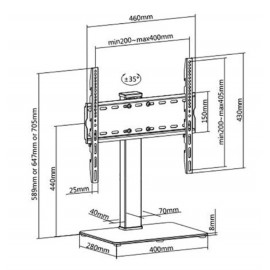 SOPORTE PARA TV  Foto: SOPS55-4