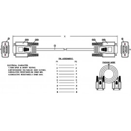 CONEXION SUB-D 9M - SUB-D 9H Foto: AV1967-2