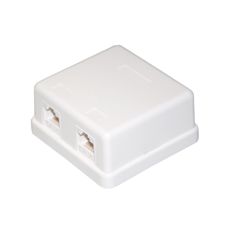 CAJA SUPERFICIE 2xRJ45 CAT6 Foto: 1254-2