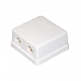 CAJA SUPERFICIE 2xRJ45 CAT6 Foto: 1254-2