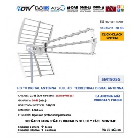 20dB ANTENA TERRESTRE Foto: SMT905-2