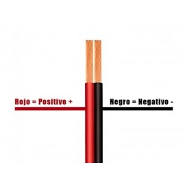 2x4 CABLE ALTAVOZ ROJO/NEGRO Foto: WIR9010-3