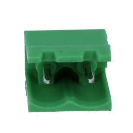 2 Pin REGLETA MACHO RECTA Foto: RVB02-2