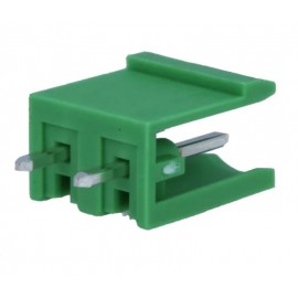 2 Pin REGLETA MACHO RECTA Foto: RVB02-3